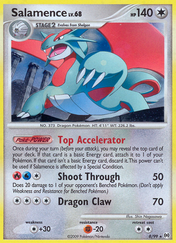 Salamence (8/99) [Platinum: Arceus] - Waypoint Games CA