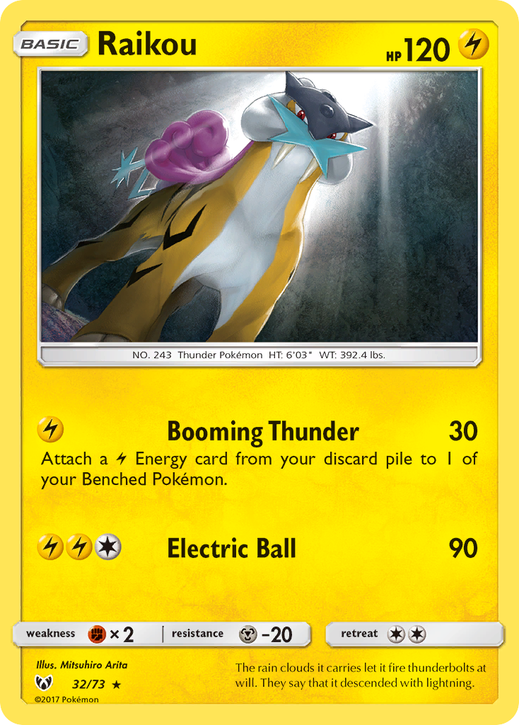 Raikou (32/73) [Sun & Moon: Shining Legends] - Waypoint Games CA