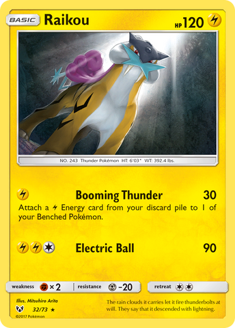 Raikou (32/73) [Sun & Moon: Shining Legends] - Waypoint Games CA