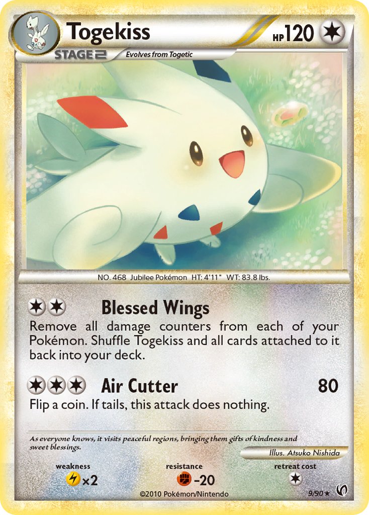 Togekiss (9/90) (Theme Deck Exclusive) [HeartGold & SoulSilver: Undaunted] - Waypoint Games CA