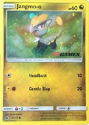 Jangmo-o (75/111) (Cosmos Holo) (EB Games Promo) [Sun & Moon: Crimson Invasion] - Waypoint Games CA