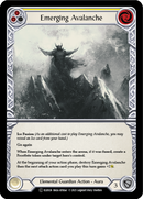 Emerging Avalanche (Yellow) [U-ELE026] (Tales of Aria Unlimited)  Unlimited Rainbow Foil - Waypoint Games CA