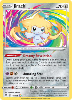Jirachi (119/185) [Sword & Shield: Vivid Voltage] - Waypoint Games CA