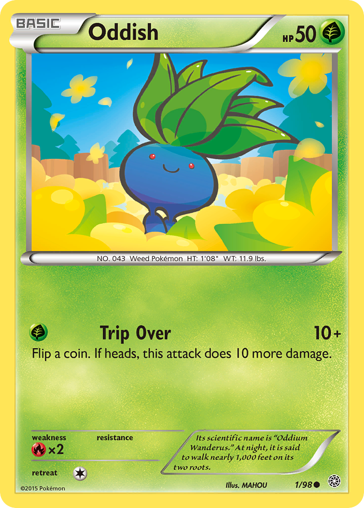 Oddish (1/98) [XY: Ancient Origins] - Waypoint Games CA