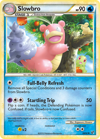 Slowbro (38/90) [HeartGold & SoulSilver: Undaunted] - Waypoint Games CA