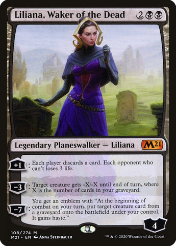 Liliana, Waker of the Dead [Core Set 2021] - Waypoint Games CA