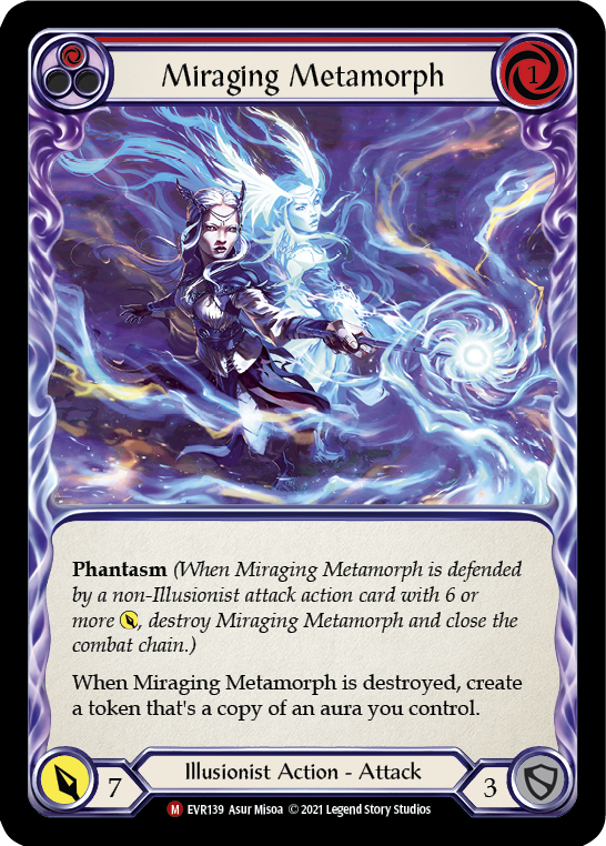 Miraging Metamorph [EVR139] (Everfest)  1st Edition Rainbow Foil - Waypoint Games CA