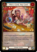 Pick a Card, Any Card (Blue) [EVR169] (Everfest)  1st Edition Extended Art Rainbow Foil - Waypoint Games CA