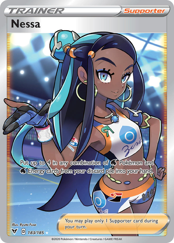 Nessa (183/185) [Sword & Shield: Vivid Voltage] - Waypoint Games CA