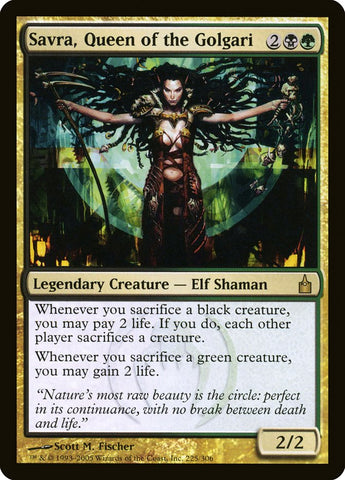 Savra, Queen of the Golgari [Ravnica: City of Guilds] - Waypoint Games CA