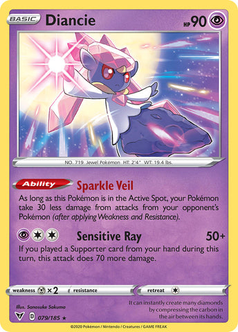Diancie (079/185) [Sword & Shield: Vivid Voltage] - Waypoint Games CA