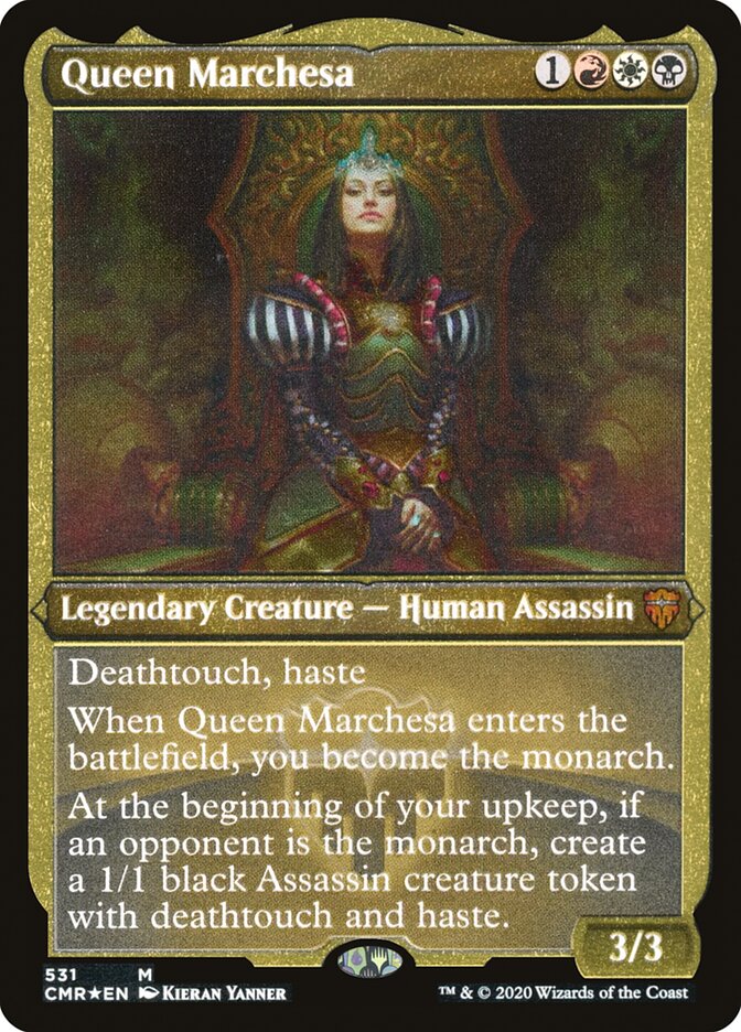 Queen Marchesa (Etched) [Commander Legends] - Waypoint Games CA