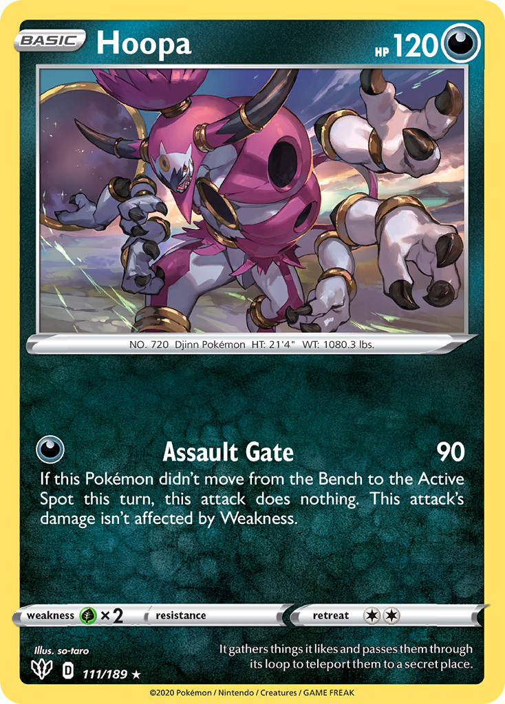 Hoopa (111/189) [Sword & Shield: Darkness Ablaze] - Waypoint Games CA