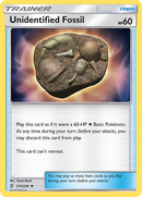 Unidentified Fossil (210/236) [Sun & Moon: Unified Minds] - Waypoint Games CA