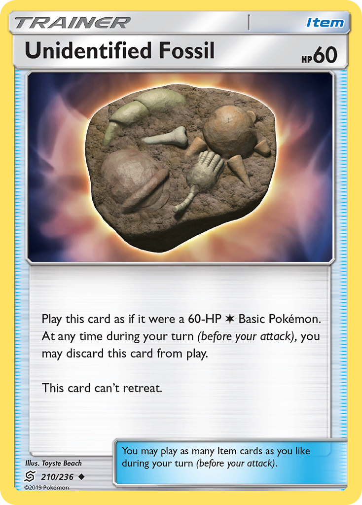 Unidentified Fossil (210/236) [Sun & Moon: Unified Minds] - Waypoint Games CA