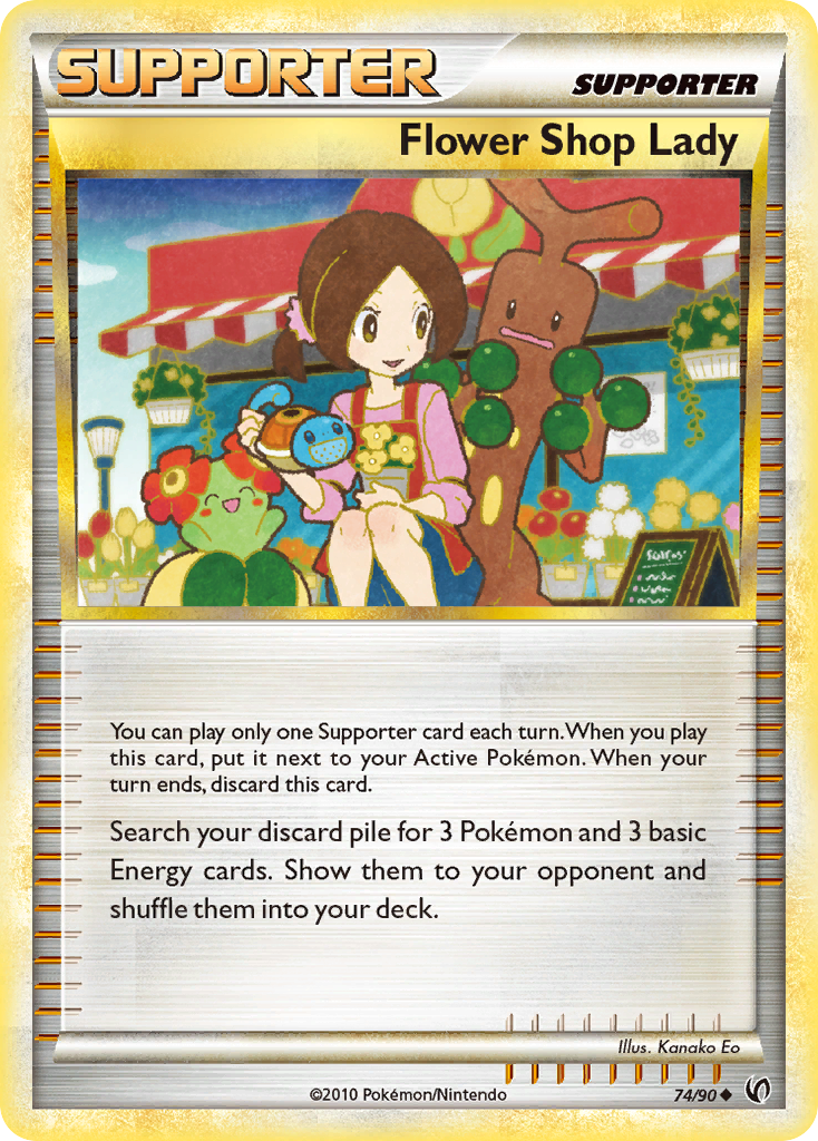 Flower Shop Lady (74/90) [HeartGold & SoulSilver: Undaunted] - Waypoint Games CA