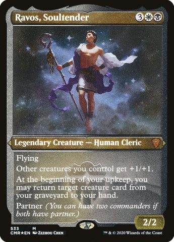 Ravos, Soultender (Etched) [Commander Legends] - Waypoint Games CA