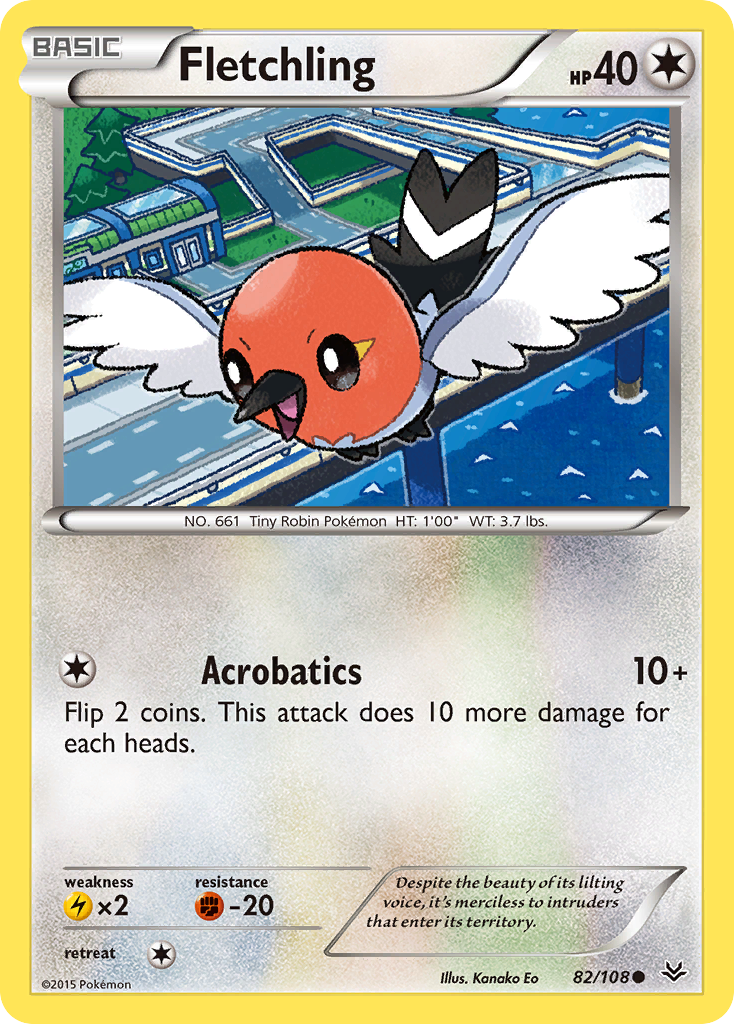 Fletchling (82/108) [XY: Roaring Skies] - Waypoint Games CA