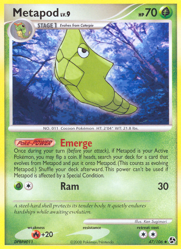 Metapod (47/106) [Diamond & Pearl: Great Encounters] - Waypoint Games CA