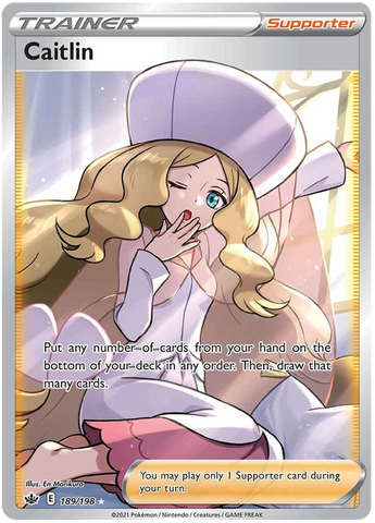 Caitlin (189/198) [Sword & Shield: Chilling Reign] - Waypoint Games CA