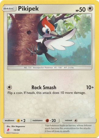 Pikipek (15/30) [Sun & Moon: Trainer Kit - Lycanroc] - Waypoint Games CA