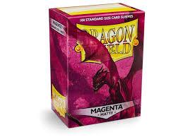 Dragon Shield Matte Magenta Sleeves 100ct