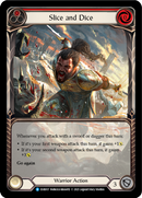 Slice and Dice (Red) [EVR057] (Everfest)  1st Edition Extended Art Rainbow Foil - Waypoint Games CA