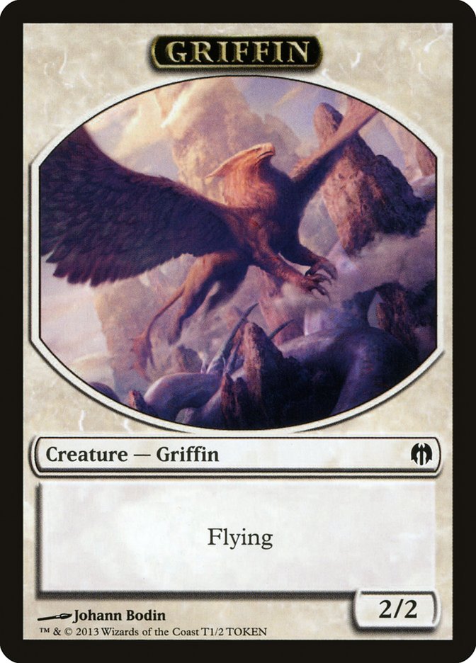 Griffin Token [Duel Decks: Heroes vs. Monsters Tokens] - Waypoint Games CA