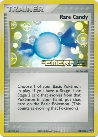 Rare Candy (83/106) (Stamped) [EX: Emerald] - Waypoint Games CA