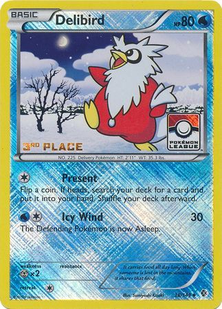Delibird (38/149) (League Promo 3rd Place) [Black & White: Boundaries Crossed] - Waypoint Games CA
