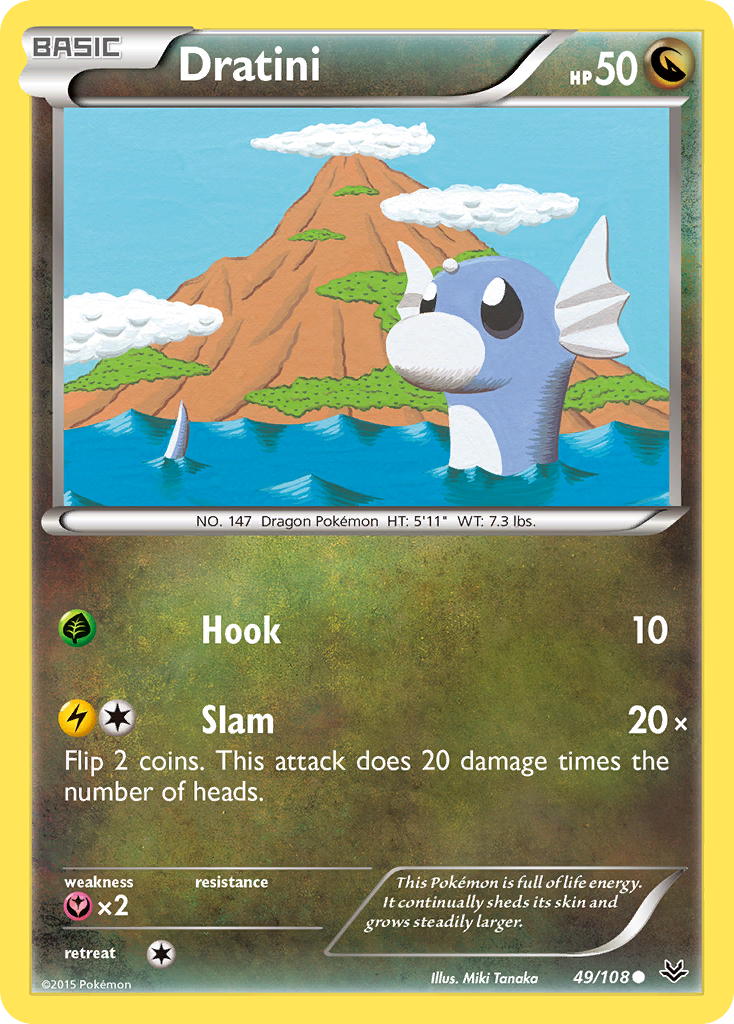 Dratini (49/108) [XY: Roaring Skies] - Waypoint Games CA