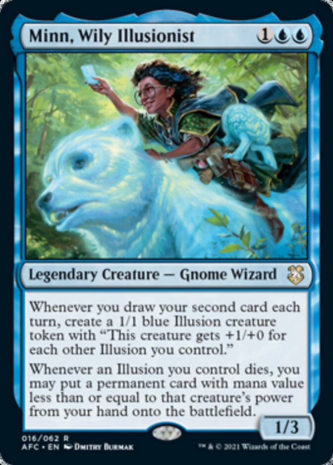Minn, Wily Illusionist [Dungeons & Dragons: Adventures in the Forgotten Realms Commander] - Waypoint Games CA