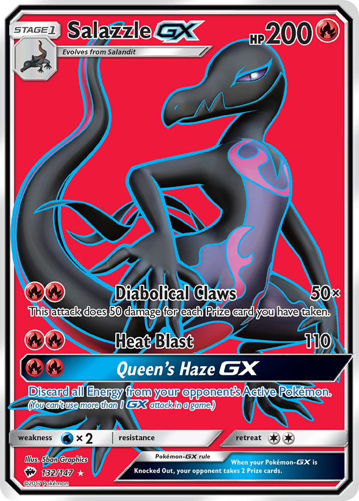 Salazzle GX (132/147) [Sun & Moon: Burning Shadows] - Waypoint Games CA