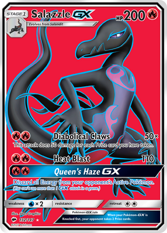 Salazzle GX (132/147) [Sun & Moon: Burning Shadows] - Waypoint Games CA