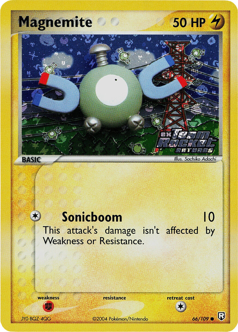 Magnemite (66/109) (Stamped) [EX: Team Rocket Returns] - Waypoint Games CA