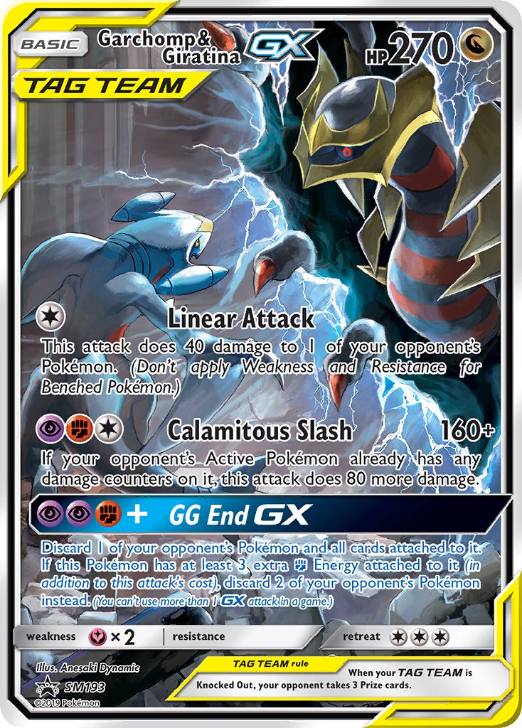Garchomp & Giratina GX (SM193) [Sun & Moon: Black Star Promos] - Waypoint Games CA
