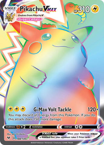 Pikachu VMAX (188/185) [Sword & Shield: Vivid Voltage] - Waypoint Games CA