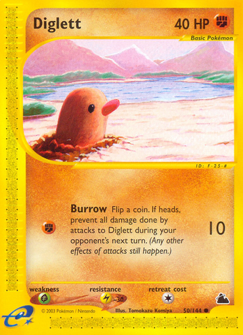 Diglett (50/144) [Skyridge] - Waypoint Games CA