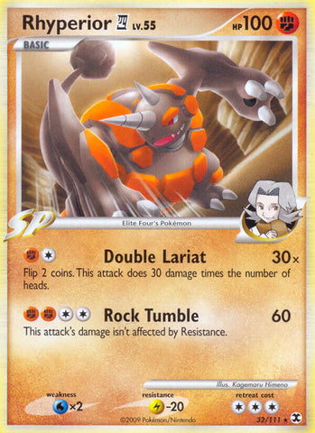 Rhyperior (32/111) (Theme Deck Exclusive) [Platinum: Rising Rivals] - Waypoint Games CA
