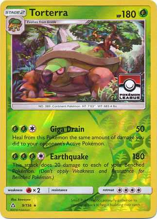 Torterra (9/156) (League Promo) [Sun & Moon: Ultra Prism] - Waypoint Games CA