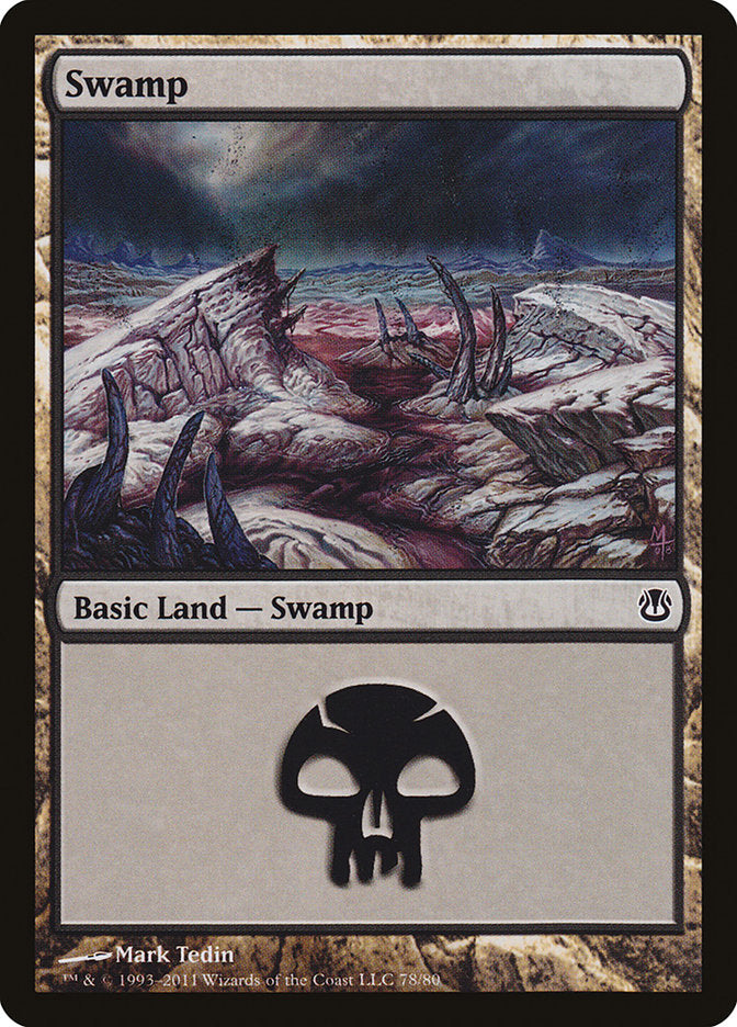 Swamp (78) [Duel Decks: Ajani vs. Nicol Bolas] - Waypoint Games CA