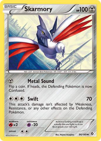 Skarmory (96/149) [Black & White: Boundaries Crossed] - Waypoint Games CA