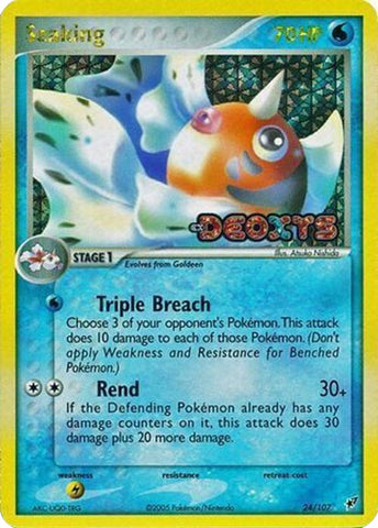 Seaking (24/107) (Stamped) [EX: Deoxys] - Waypoint Games CA