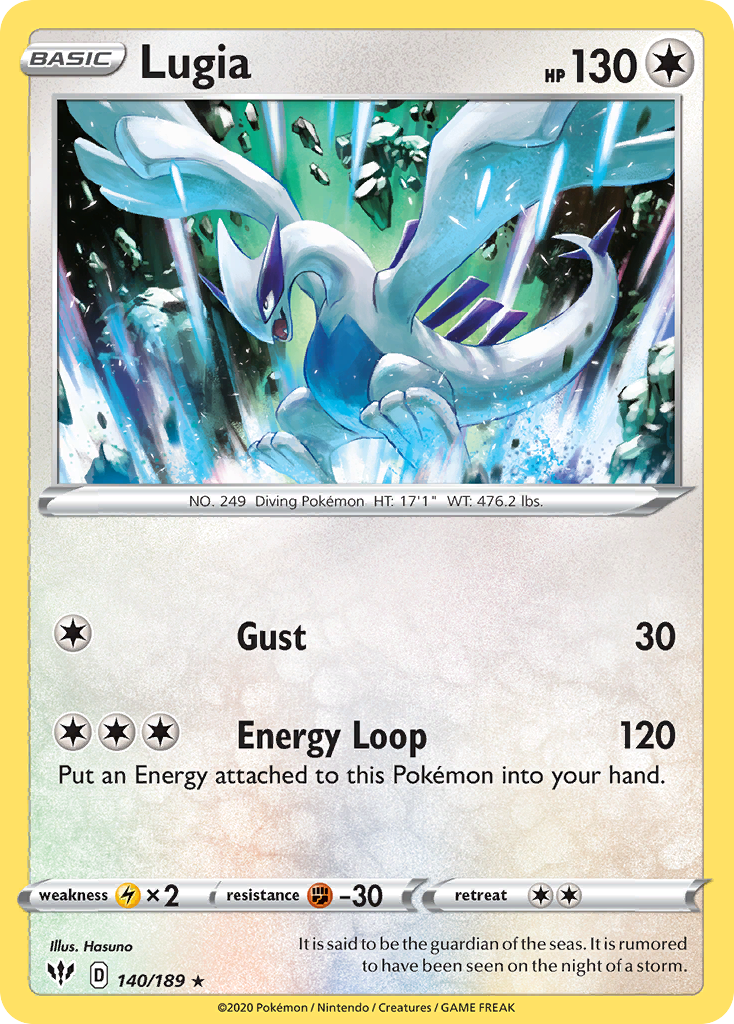 Lugia (140/189) [Sword & Shield: Darkness Ablaze] - Waypoint Games CA