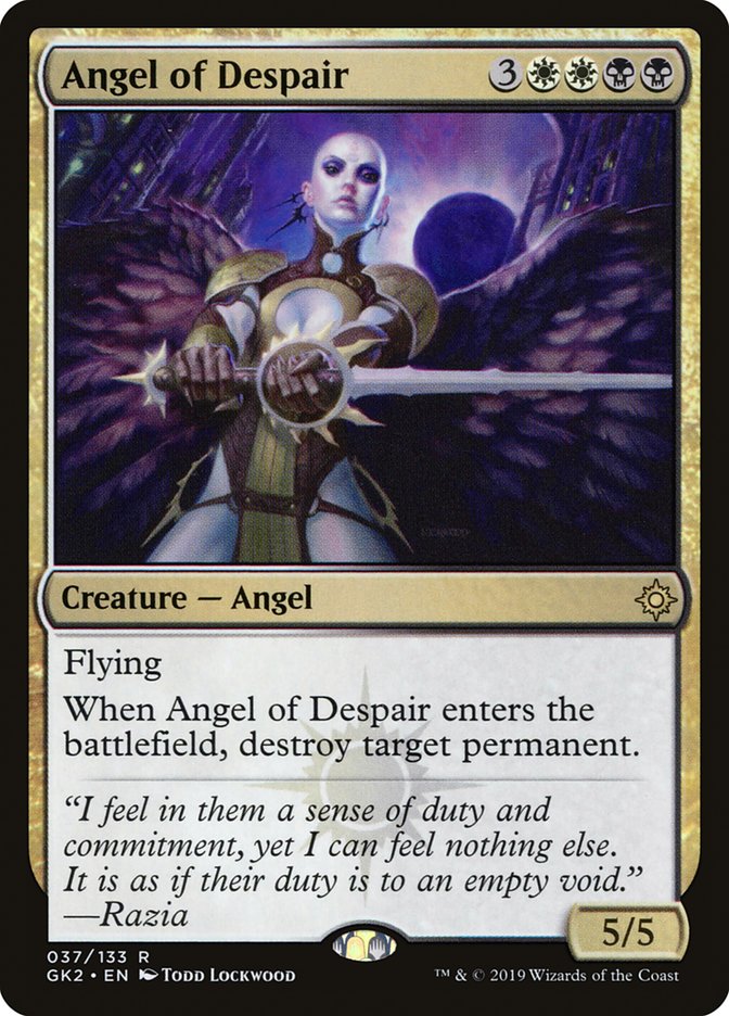 Angel of Despair [Ravnica Allegiance Guild Kit]