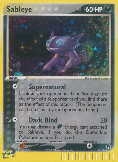Sableye (10/100) [EX: Sandstorm] - Waypoint Games CA