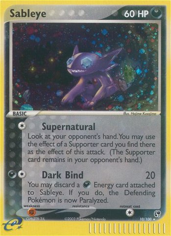 Sableye (10/100) [EX: Sandstorm] - Waypoint Games CA