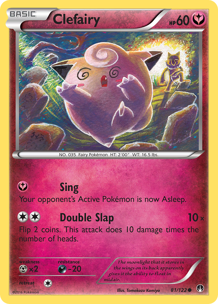 Clefairy (81/122) [XY: BREAKpoint] - Waypoint Games CA