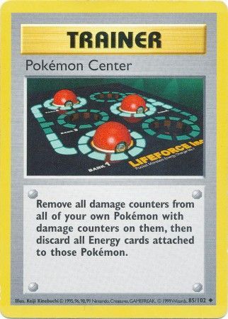 Pokemon Center (85/102) [Base Set Shadowless Unlimited] - Waypoint Games CA