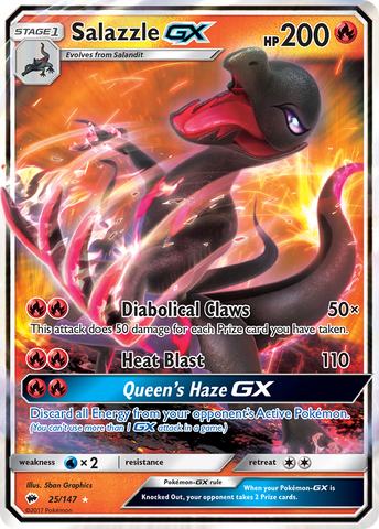 Salazzle GX (25/147) [Sun & Moon: Burning Shadows] - Waypoint Games CA